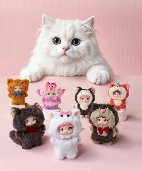 Nommi Dreamy Cat Tales Plush Toy Doll