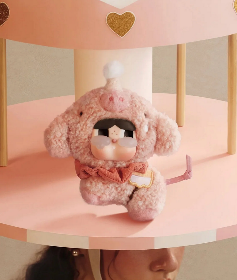 POP MART CRYBABY Crying Round n Round Vinyl Plush Toy Doll