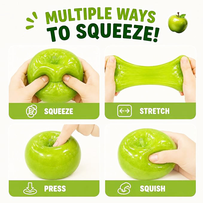 Slushy Crunchy Squishy,Stress Relief Squeeze Toy ASMR Sound Sensory Fidget Toy for Adults Party Favor Squeeze Toy Desk Anxiety Relief