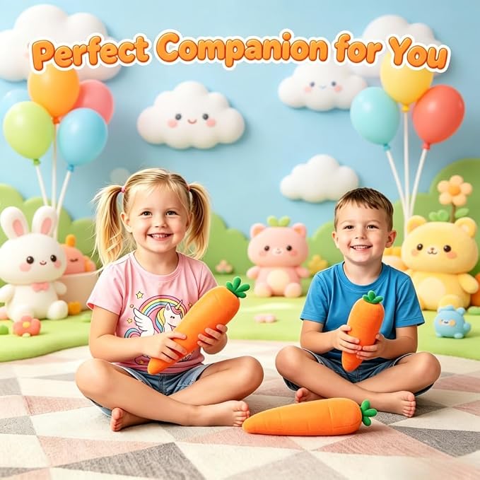 Jumbo Giant Carrot Squishy,Big Squeeze Fidget Toy Stress Relief Slow Rising Fun