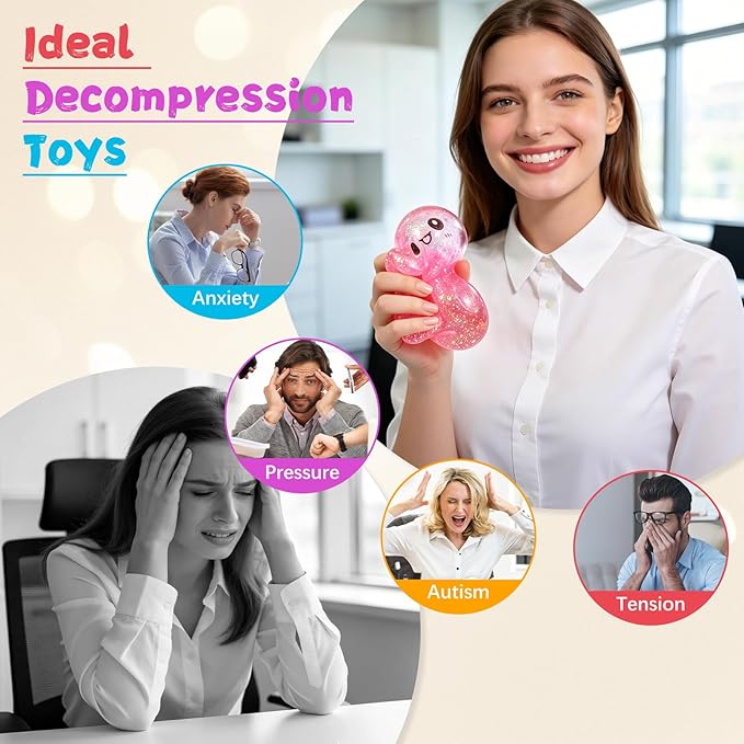Sugar Dumpling Squishy with Steam Box for Stress Relief