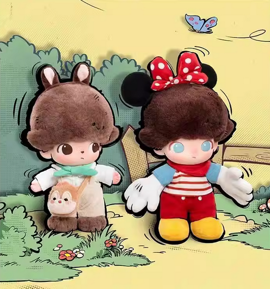 DIMOO x Disney Vinyl Keychain Plush Toy Doll