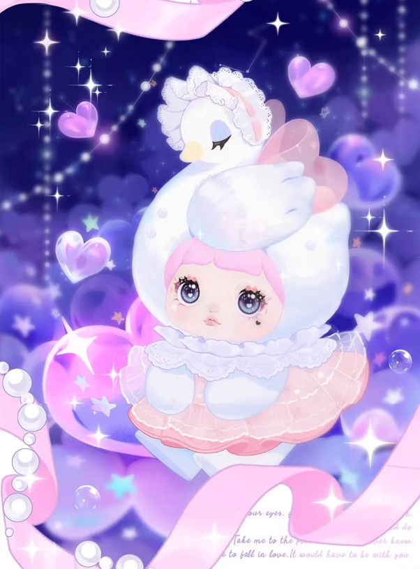 Nommi SWAN plush toy doll