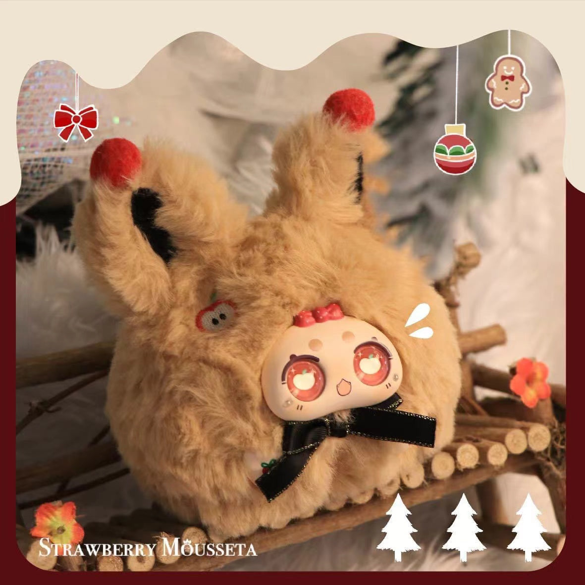 Bunny christmas party plush toy doll