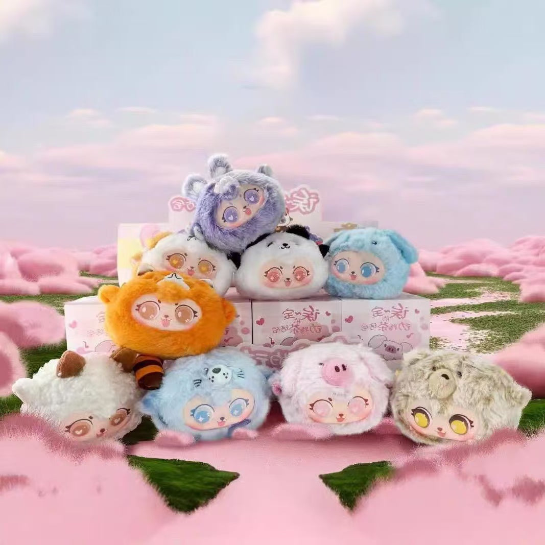 【SALE】Baby animal tea party plush toy dol