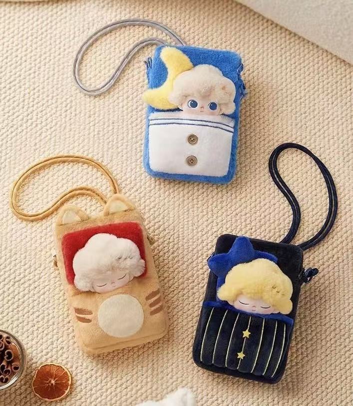 Dimoo weaving wonders cross-body bag toy doll