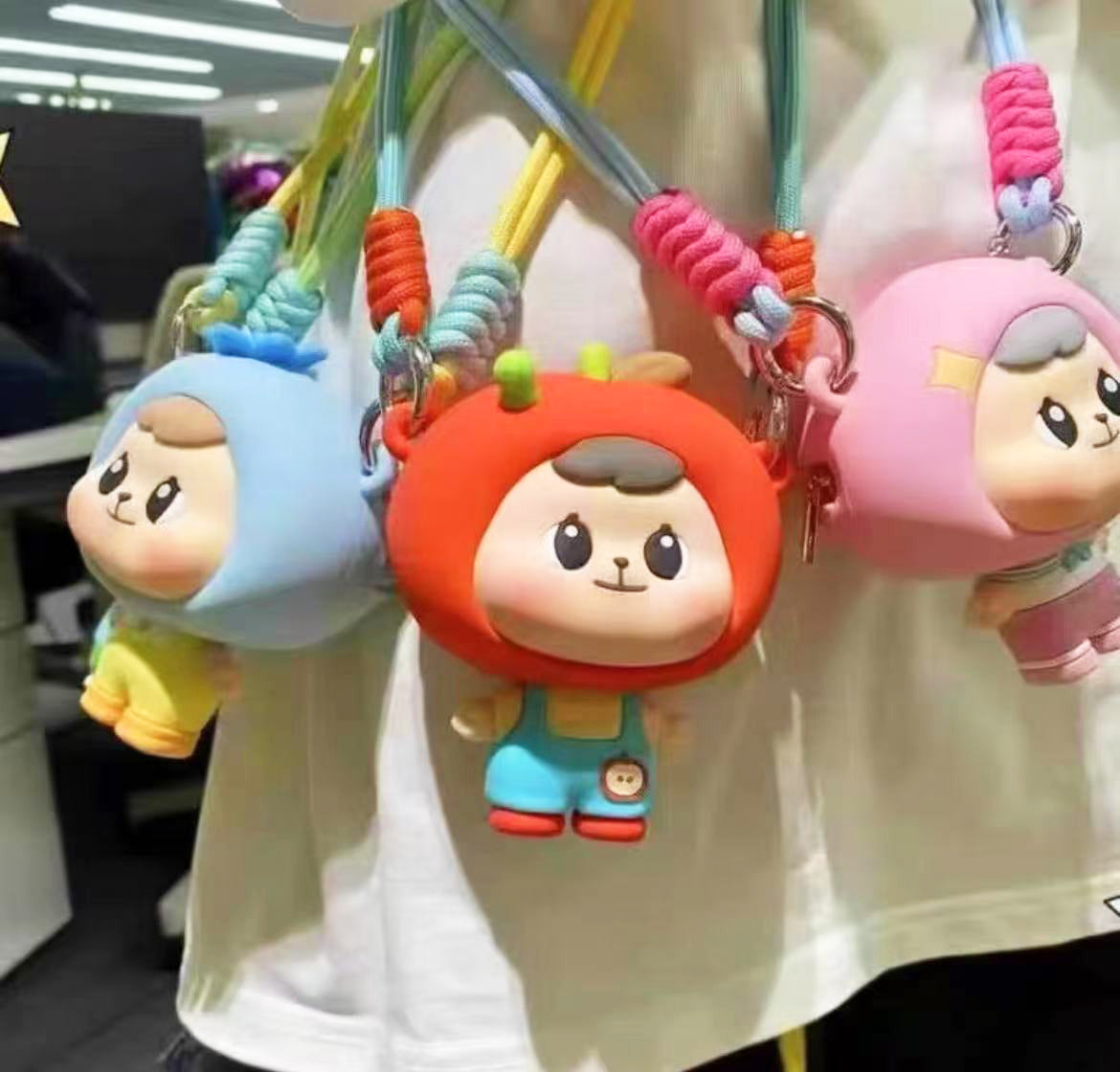 Bao-ao Fruit Silicone Bag toy doll