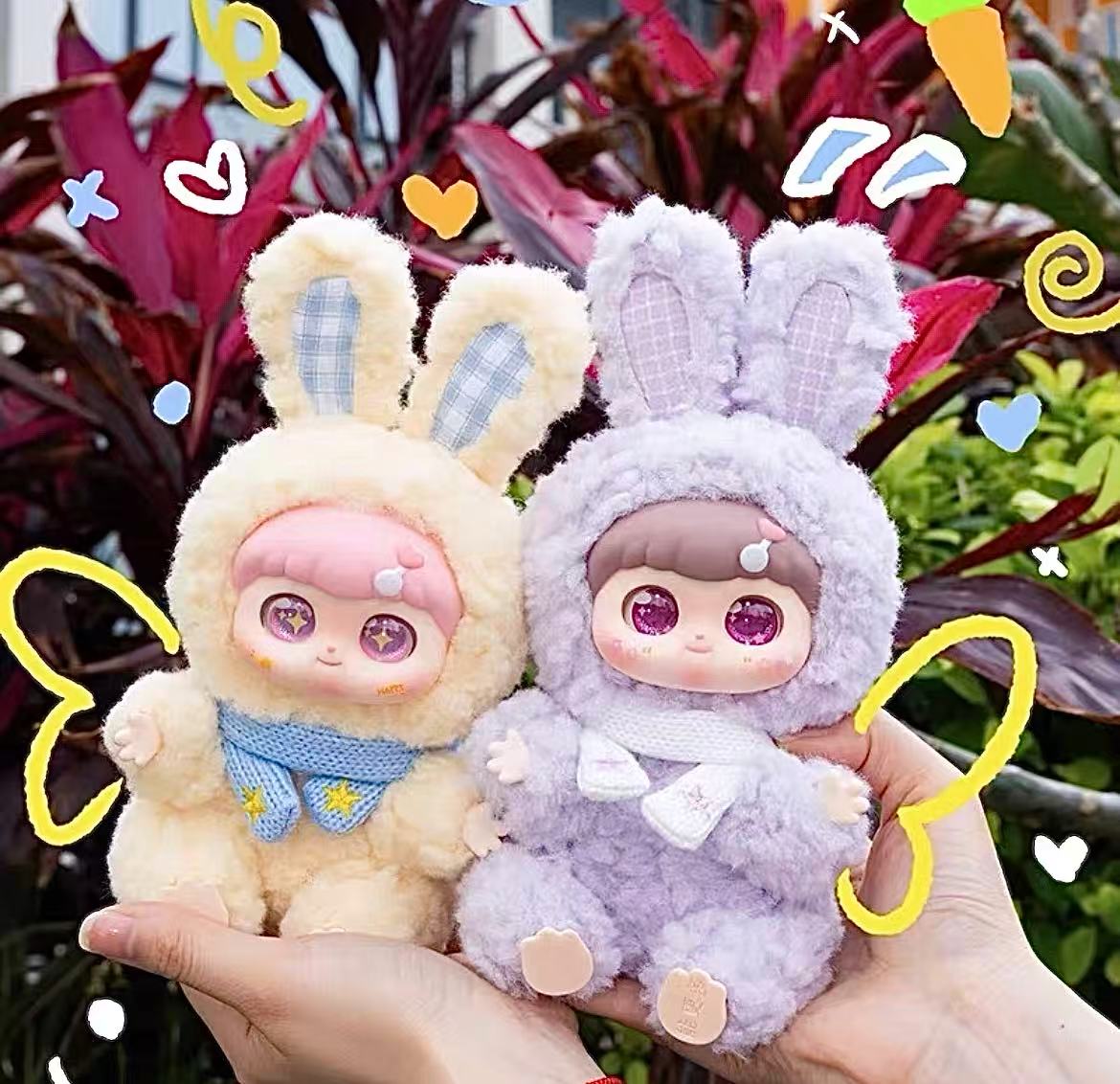 FUFU Rabbit Hug Plush toy doll