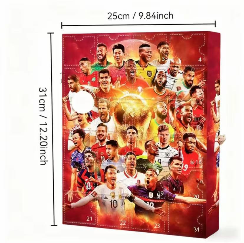 World Cup 2026 DIY KEYCHAIN Advent Calendar,Exclusive Star&Mascot Blind Box Collection Toy
