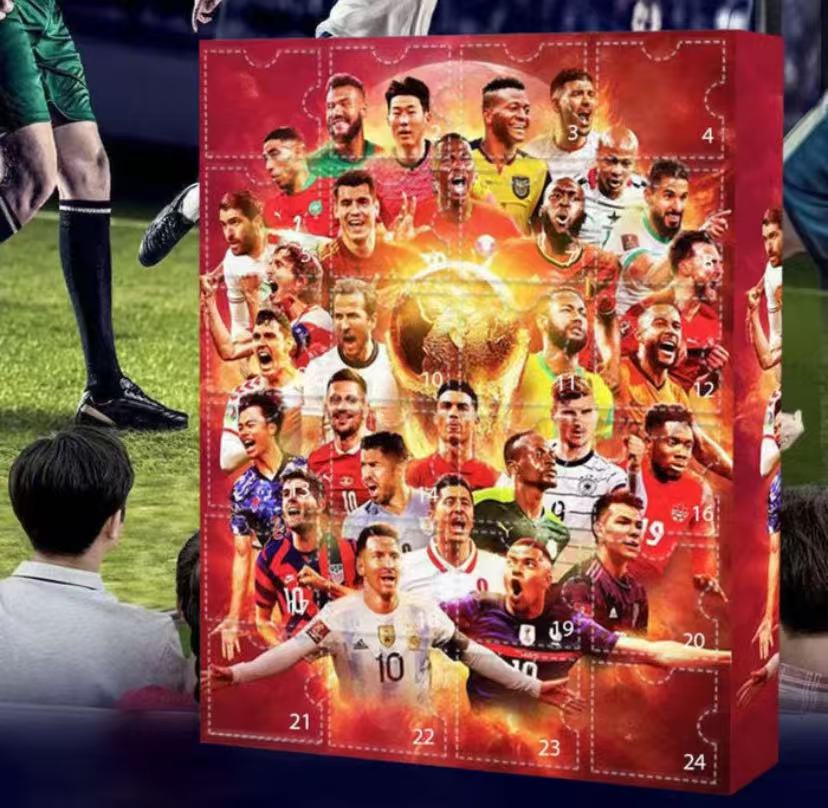 World Cup 2026 DIY KEYCHAIN Advent Calendar,Exclusive Star&Mascot Blind Box Collection Toy