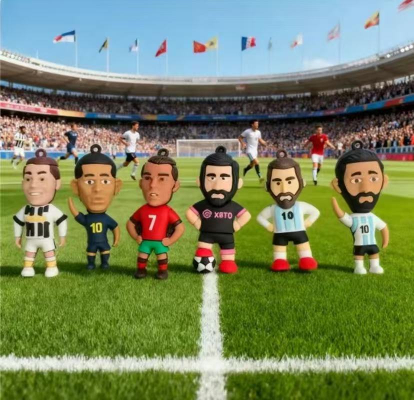 World Cup 2026 DIY KEYCHAIN Advent Calendar,Exclusive Star&Mascot Blind Box Collection Toy