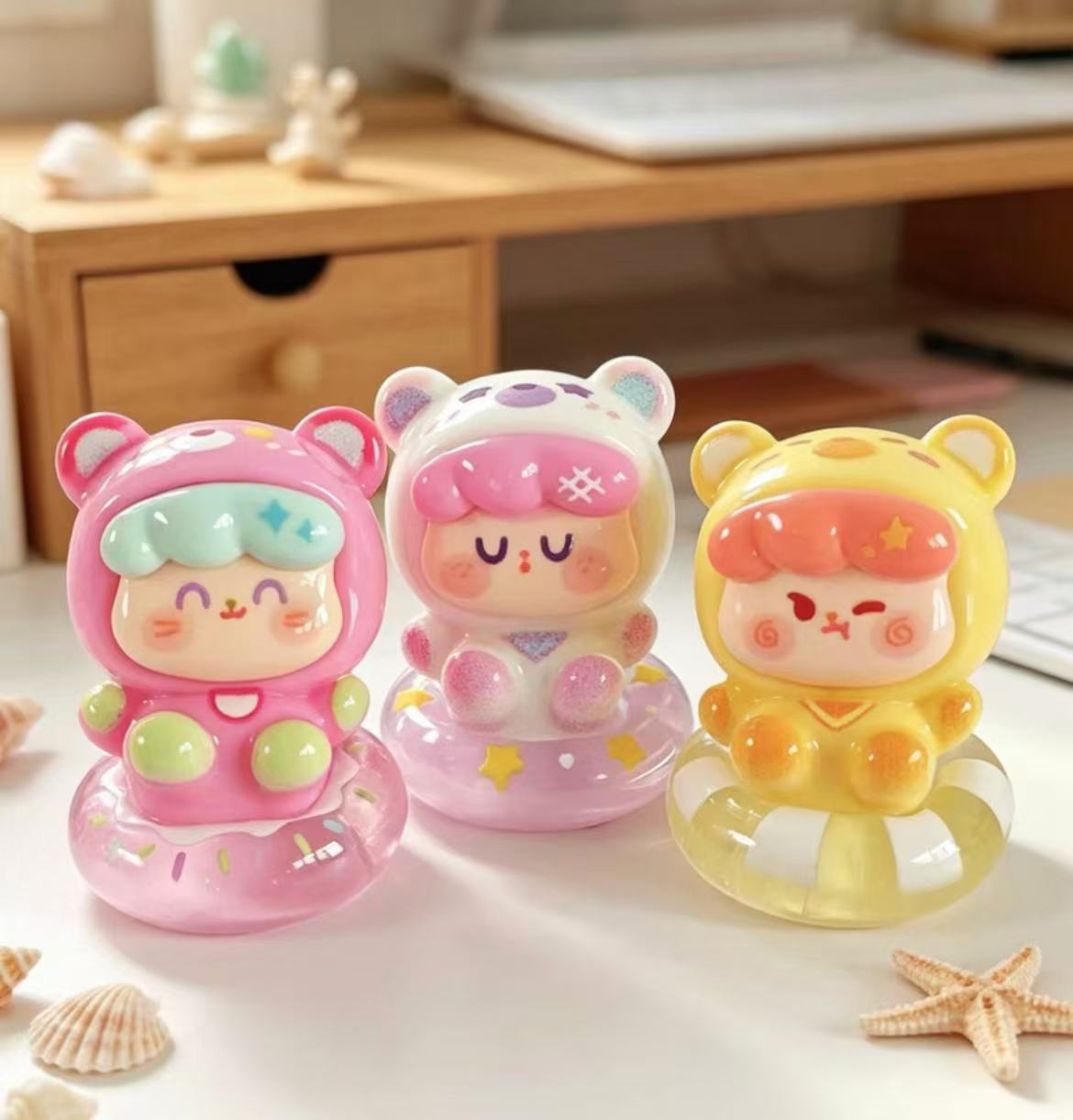 FOFOO Drifting Bear Bean Toy Doll