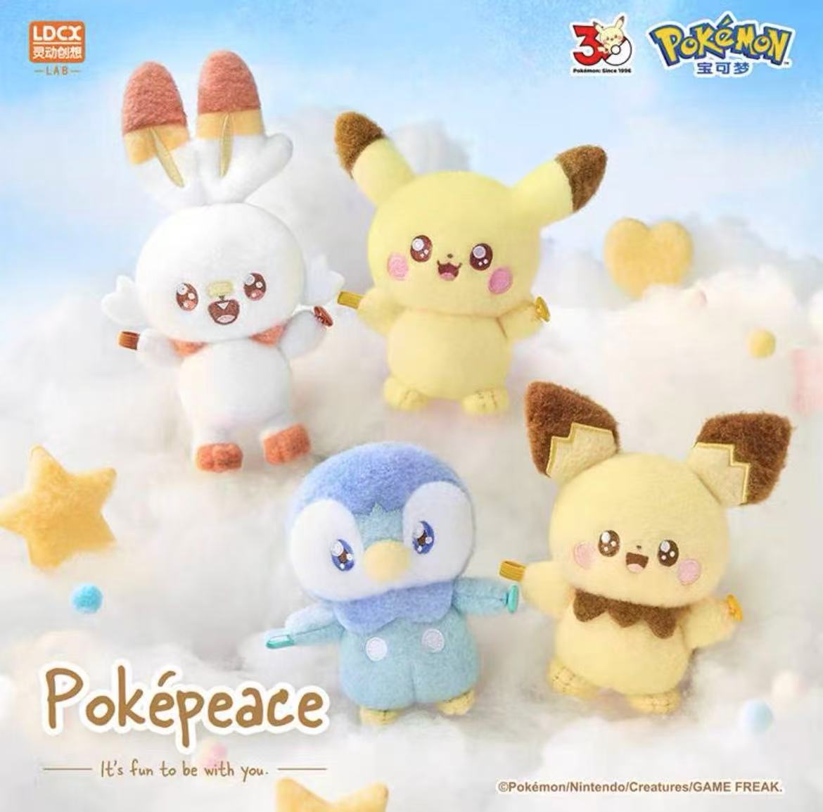 Pokeman Pokepeace Plush Toy Doll