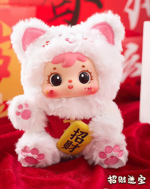 Tyke three Fortune Cat Plush toy doll