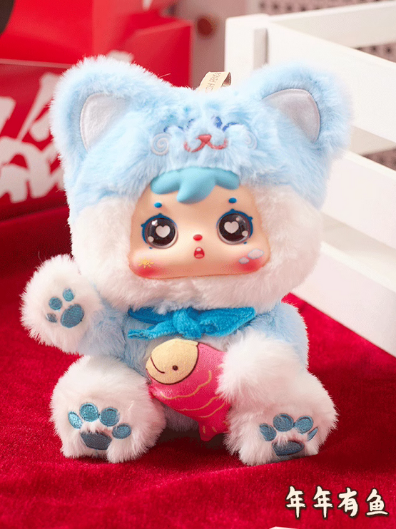 Tyke three Fortune Cat Plush toy doll
