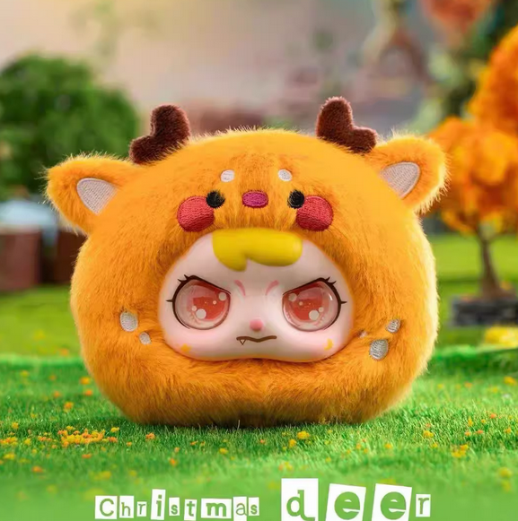 Youbi bear Magic Forest & Elves head plush toy doll