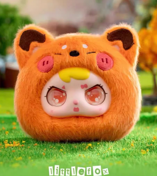 Youbi bear Magic Forest & Elves head plush toy doll