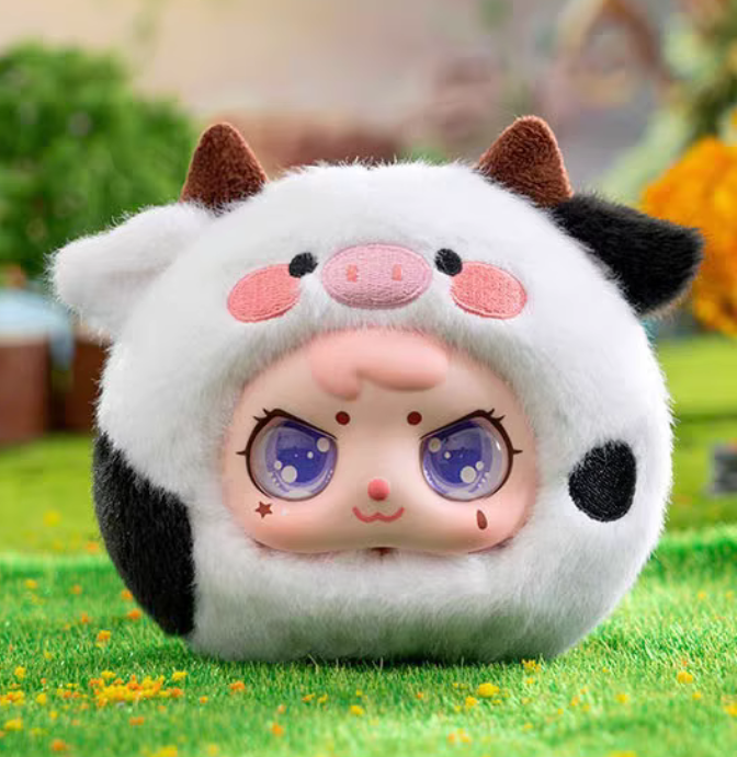Youbi bear Magic Forest & Elves head plush toy doll